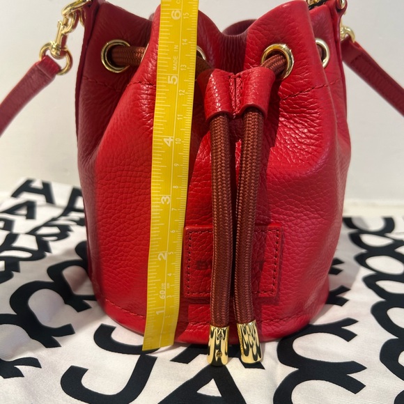Limited ‼️ Marc Jacobs The Leather Micro Bucket Bag H657L01RE22 - Picture 4 of 12